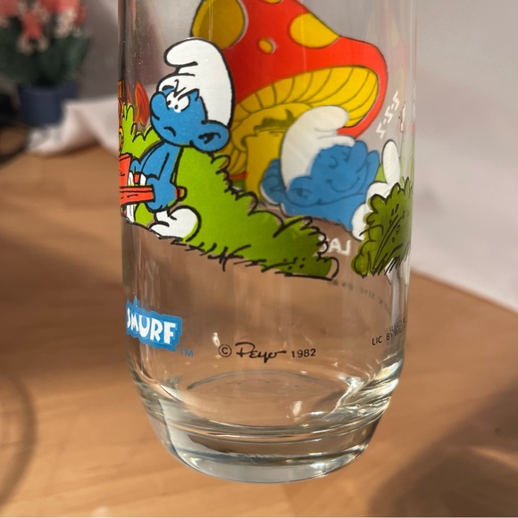 Smurfs Lazy Glass Vintage - Picture 9 of 10